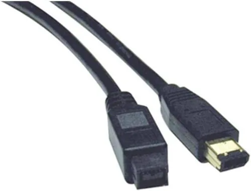 Vista 2 de Tripp Lite Cable de alta velocidad FireWire 800 IEEE 1394b (9pin/6pin) de 6 pies (F017-006)