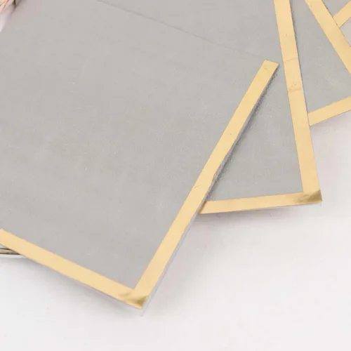 Vista 87 de Efavormart 50 Pack Servilletas de papel para fiestas de 2 capas suaves verde oliva con borde dorado de oro, servilletas para cenas, cócteles