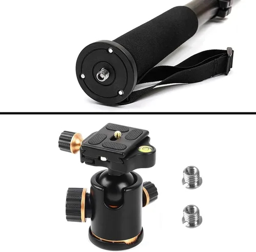 Vista 5 de Profesional Heavy Duty 72" Monopod/Unipod (doble cabezal opcional) para Nikon COOLPIX P900