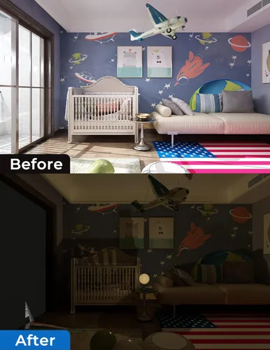 Vista 6 de Sumobaby Cortinas opacas portátiles de 50 x 57 pulgadas para dormitorio, cubierta de ventana opaca con cintas de gancho y bucle, cortinas opacas