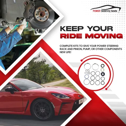 Vista 6 de Power Steering Seals - Kit de sello de caja de cambios de dirección asistida de ajuste preciso Junta tórica y kit de sellado para Chevrolet