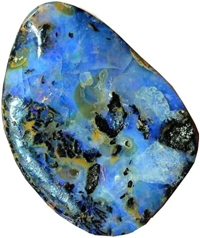 gemsindia 13460 quilates natural Australia multicolor Boulder Opal Fancy Cab enorme tamaño de la piedra preciosa 2087x1496x0276in Gema zafiro azul