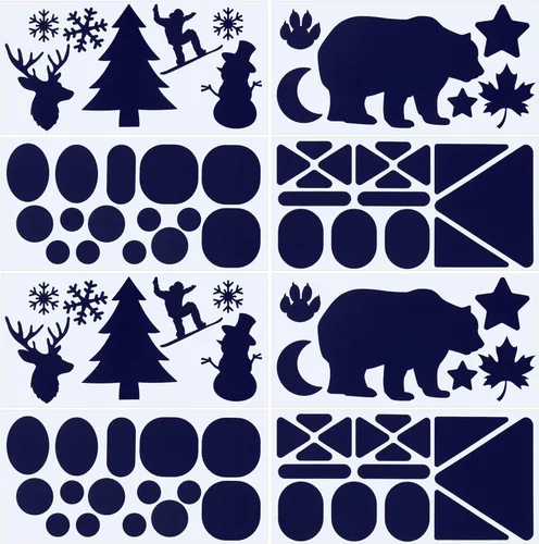 Vista 9 de SATINIOR 8 Hojas Parches de Reparación de Plumón Parches de Tela Autoadhesivos Lavables Kit de Parches de Reparación para Ropa, Bolsas, 4 x 8 Negro