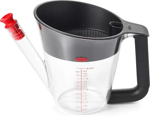 OXO Good Grips - Separador de grasa de 4 tazas, plástico, talla única (paquete de 12)