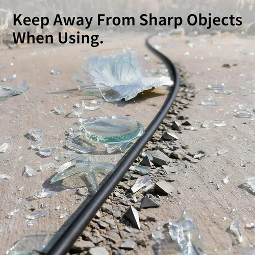 Vista 4 de HUANCHAIN Cable de extensión negro para interiores y exteriores, 100 pies, impermeable, calibre 16/3, flexible, resistente al frío, cable