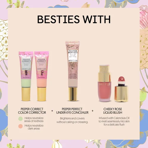 Vista 8 de Winky Lux Crema hidratante teñida de té blanco SPF 30 – Cobertura edificable con SPF facial, protector solar ligero para cara, acabado naturalmente