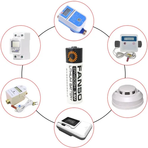 Vista 4 de (10 unidades ER14505H 3.6V batería de litio 2700mAh ER14505 LS14500 batería no recargable