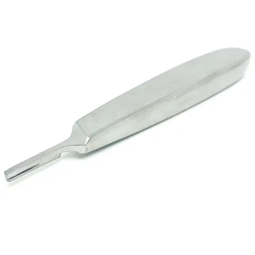 Vista 7 de 5 # Mango de hoja de acero inoxidable Bard-Parker Mango redondo 5.315 in