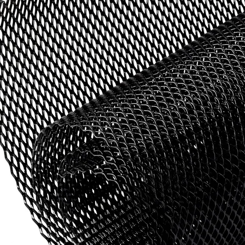 Vista 18 de AggAuto Malla universal para parrilla de coche de 40"x13" - 100x33cm de acero inoxidable recubierto de PVC, inserto de pantalla de rejilla