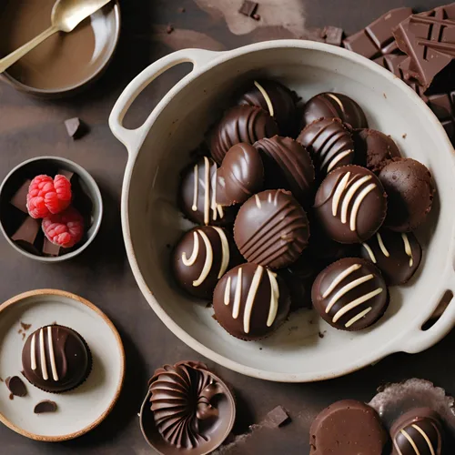 Vista 7 de Obleas de chocolate negro para derretir 2 libras, suaves y cremosas, perfectas para sumergir, hornear, hacer dulces y decorar postres, ideal