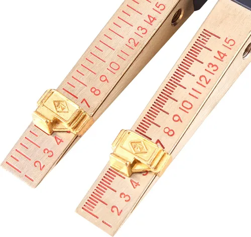 Vista 6 de Medidor cónico, universal estándar de soldadura de huecos, cuña, sensor, casa, ingeniería, planitud, herramienta de medición de agujero, escala