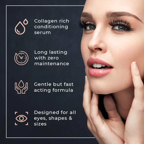 Vista 5 de Kit de levantamiento de pestañas 2 en 1 y kit de laminación de cejas Permanente, levantamiento y rizado instantáneos para pestañas y cejas