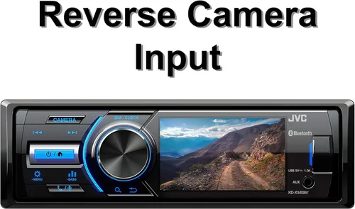 Vista 2 de JVC - KD-X560BT - Coche de medios digitales y receptor Bluetooth marino iPhone/Android/USB/AUX estéreo para automóvil con entrada de cámara trasera