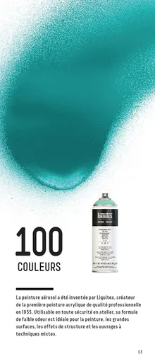 Vista 13 de Liquitex - Pintura en aerosol Professional, 12 oz (400 ml), Azul brillante