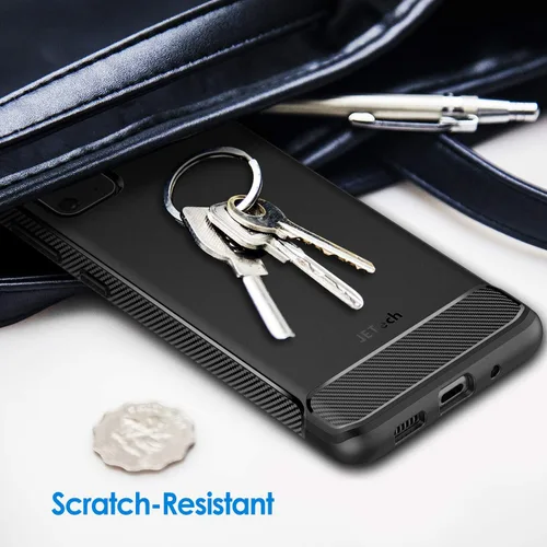Vista 7 de JETech Funda delgada para Samsung Galaxy S20 Plus, color negro