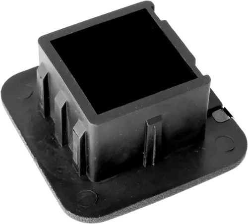 Vista 7 de Cubierta con bandera de EE. UU de metal negro que se adapta al receptor/enganche de 2 pulgadas de remolque