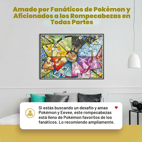 Vista 7 de Buffalo Games - Pokémon - Eevee Evolutions Series 1 - Rompecabezas de 500 piezas para adultos - Rompecabezas desafiante perfecto para noches
