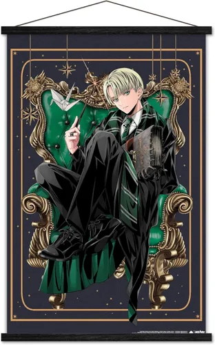 Vista 8 de Trends International The Wizarding World: Harry Potter - Dynasty Draco Wall Poster with Magnetic Frame