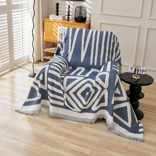 Vista 74 de VClife - Funda para sofá de 3 plazas, modular o en forma de L, de felpilla, reversible, bohemia, apta para perros, moderna, protectora, lavable