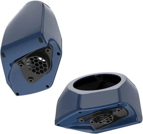 Vista 483 de Advanblack Alpine Green Tour Pack - Paquete de altavoces de 6.5 pulgadas, carcasa de audio trasera, color a juego, ajuste Harley King Tour Pack