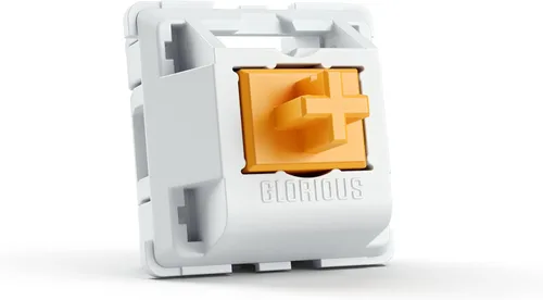 Vista 2 de Glorious Panda Switch (interruptores con cuerpo) - 36 interruptores de 3 pines montados en placa para teclado - Interruptores mecánicos de teclado
