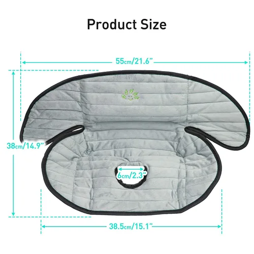 Vista 6 de Piddle Pad - Protector y protector de asiento de automóvil, almohadilla para orinal, forro impermeable para entrenamiento de orinal, 20 x 15