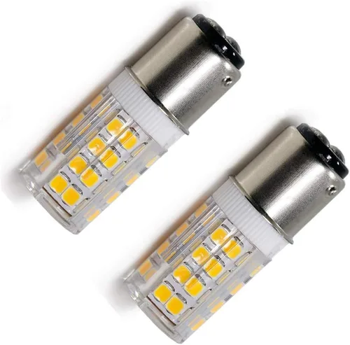 para máquina de coser Kenmore, Singer 15-66, 99, 201, 221, 222, 401, base de bayoneta de doble contacto, luz BA15D, luz AC110-130 voltios, 35 W,