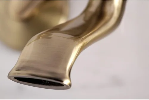 Vista 5 de Kingston Brass Kingston KS265AB - Llenador de bañera ajustable de 6 pulgadas para montaje en pared, latón antiguo