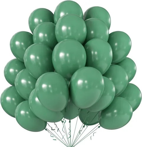 Vista 50 de KALOR Globos negros de 12 pulgadas, 0.11 oz/100 globos gruesos, globos de látex mate para fiestas de cumpleaños, decoraciones de boda, despedida