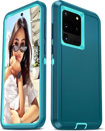 Vista 50 de LeYi Funda compatible con Samsung Galaxy S10+/ Plus: funda resistente 3 en 1 Galaxy S10 Plus, funda para Samsung S10 Plus de grado militar, funda a