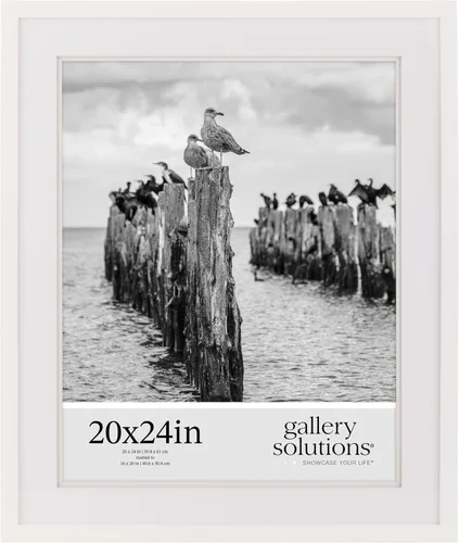 Vista 16 de Gallery Solutions - Marco de pared de madera negra de 14 x 18 pulgadas - Calidad premium - Soporte de pared rectangular - Diseño clásico para fotos