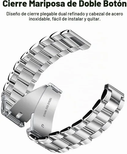 Vista 7 de FitTurn Correa de reloj de metal compatible con Huawei Watch GT5/GT5 Pro de 1.81 pulgadas, Watch4 Pro, GT Runner, GT4/GT3/GT3 Pro/GT2 de 1.811 2