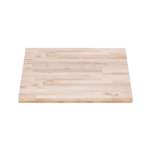 Vista 22 de DuraSteel Mesa de madera maciza, encimera de bloque de carnicero de 24 x 12 pulgadas, tabla de cortar de madera de losa de arce natural para mesa
