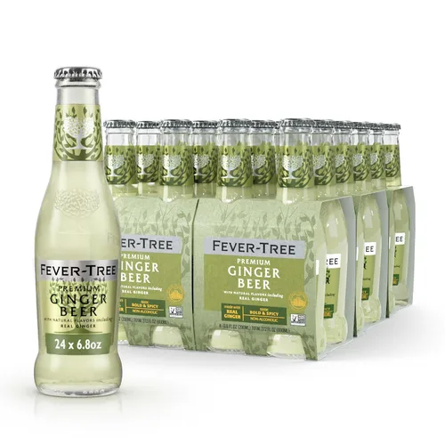 Vista 12 de Fever Tree Ginger Ale - Mezcla de Calidad Premium - Bebida Refrescante para Cócteles y Mócteles. Ingredientes de Fuente Natural, Sin Edulcorantes ni