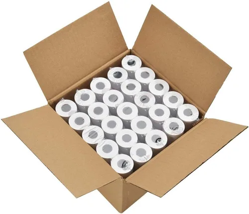 FungLam Rollos de papel térmico de 2 1/4" X 85' caja registradora POS papel de recibo (50 rollos)