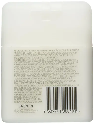 Vista 2 de Milk & Co. Hidratante natural ultraligero para hombre, 5 onzas líquidas