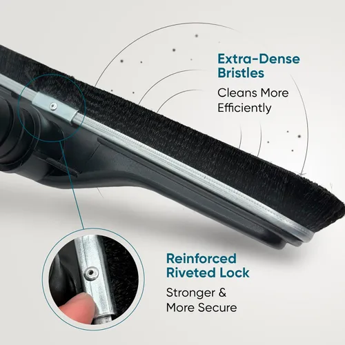 Vista 4 de Herramienta de piso de repuesto compatible con mochila de aspiradora ProTeam y aspiradora Hoover, cepillo de superficie dura de 14 pulgadas