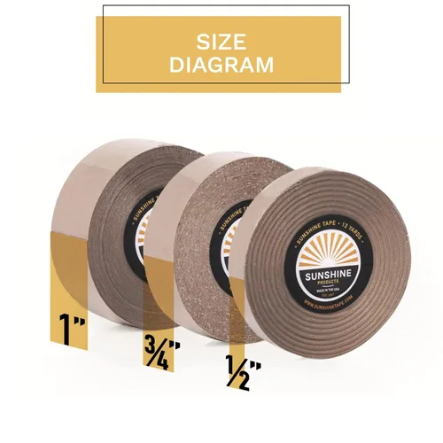 Vista 2 de 1522 3M - Rollo de cinta para peluca (34 pulgadas x 3 yardas), adhesivo de repuesto para cabello de alta calidad, cinta transparente de doble cara