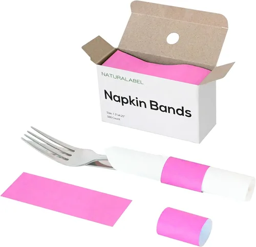 Vista 14 de NATURALABEL 500 servilleteros de papel con caja, servilletas autoadhesivas, para comidas familiares, fiestas de cumpleaños, bodas, celebraciones