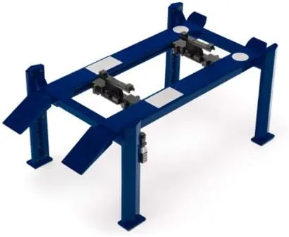 Elevador de cuatro postes para modelos de automóviles fundidos a presión a escala 1/18 por Greenlight 12844