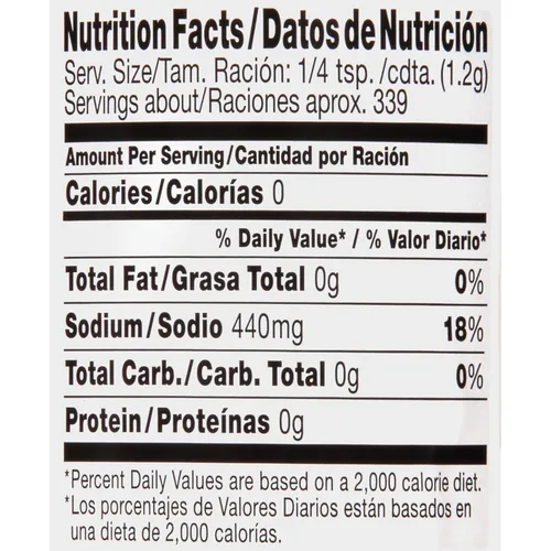 Vista 7 de Lawry's Casero Adobo Condimento sin Pimienta, 14.37 oz