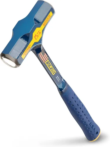 ESTWING Martillo de ingeniero BIG BLUE - Trineo de 48 onzas con construcción de acero forjado y agarre de reducción de golpes - E6-48E