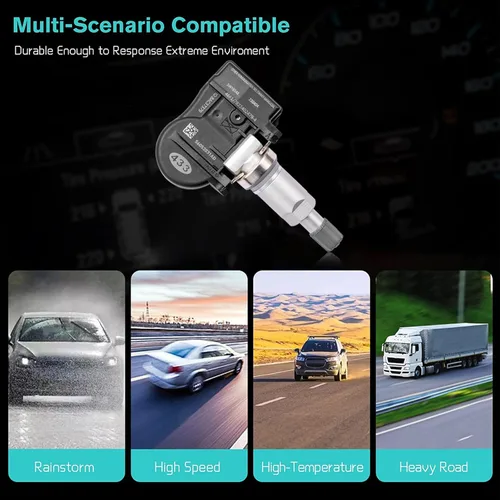 Vista 5 de AULINK 56053031AD Sensor de Presión de Neumáticos TPMS para Dodge Avenger Caliber Dakota Grand Caravan, Chrysler 300 300C Crossfire, Jeep Cherokee