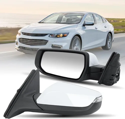 Vista 18 de Espejo de Visión Lateral del Conductor Compatible con Chevy Malibu 2016 2017 2018 2019 2020 2021 2022, Espejos con Detección de Punto Ciego