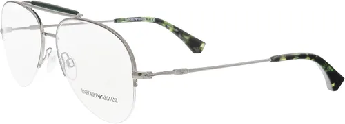 Emporio Armani EA1020 - 3060 - Gafas de sol marco de 2244in lente de demostración transparente color plomizo plateado y verde