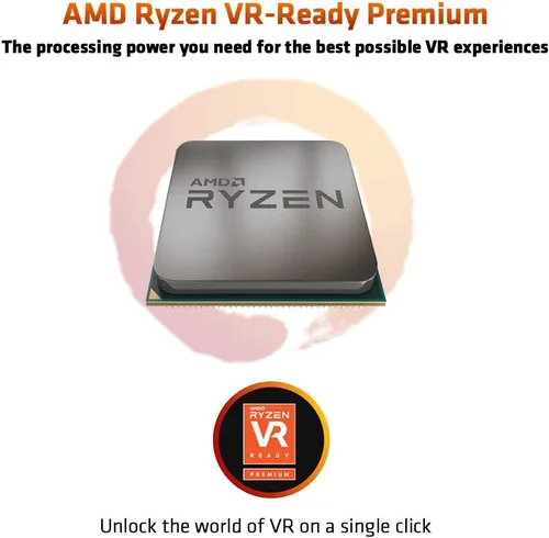 Vista 5 de AMD Ryzen 3 3100 Procesador de escritorio desbloqueado de 4 núcleos y 8 hilos con enfriador Wraith Stealth