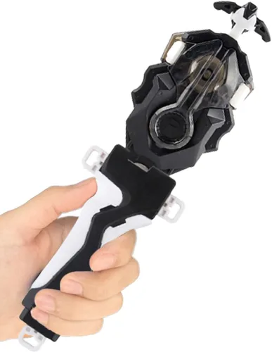 Bey Battling Burst Lanzador y Empuñadura, B-184 Lanzador de Cuerda de Giro Izquierdo y Derecho Sistema de Capas DB Compatible con Todas las Series