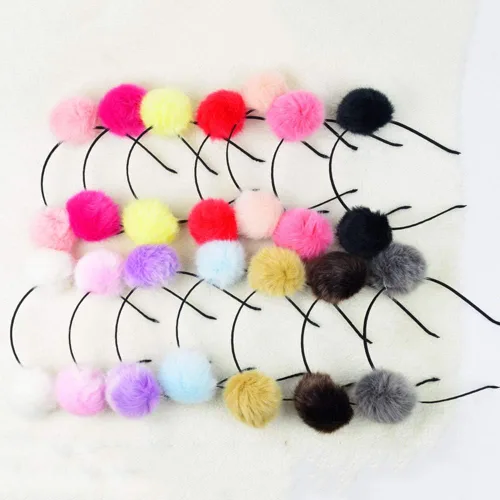 Vista 4 de BAOBAO - Diadema de pelo sintético y esponjoso, orejas de gato, diseño de panda