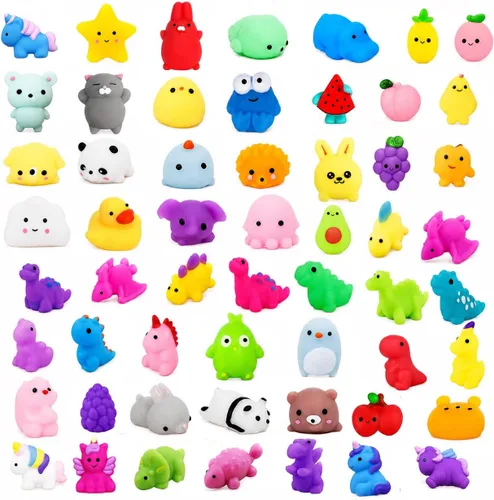 Vista 7 de 16 Pack Taba Squishy Toys, Kawaii Squeeze Fidget Toys for Kids