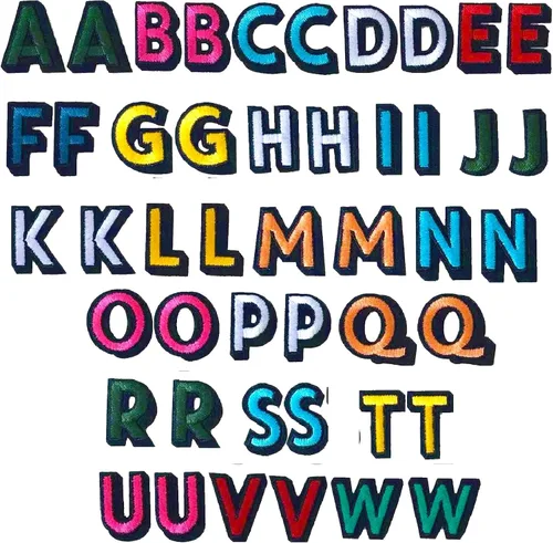 Vista 11 de AXEN 60 parches bordados para planchar, accesorios de bricolaje, parches decorativos surtidos aleatorios, bonitos apliques de costura